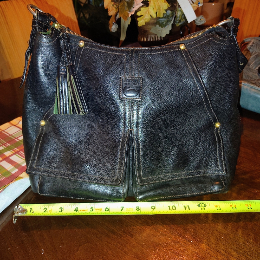Dooney & Bourke Black Leather Shoulder Bag